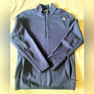Reebok quarter zip sweater size large